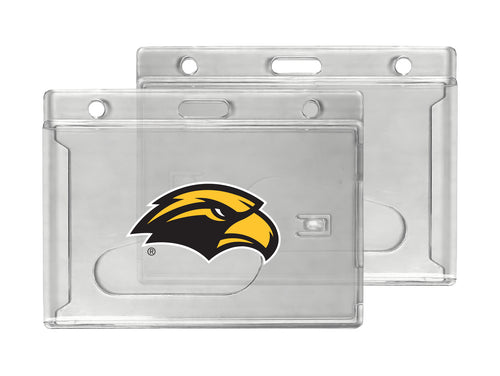 Southern Mississippi Golden Eagles Officially Licensed Clear View ID Holder - Collegiate Badge Protection