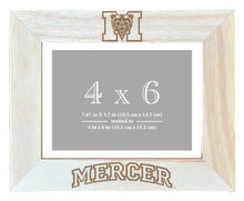 Load image into Gallery viewer, Mercer University Wooden Photo Frame - Customizable 4 x 6 Inch - Elegant Matted Display for Memories
