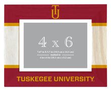 Load image into Gallery viewer, Tuskegee University Wooden Photo Frame - Customizable 4 x 6 Inch - Elegant Matted Display for Memories
