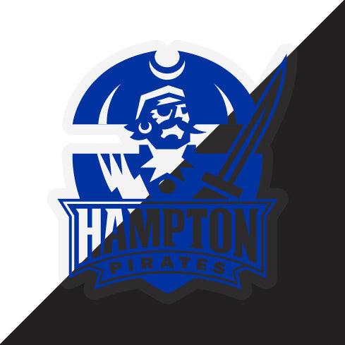 Hampton University Choose Style and Size NCAA Vinyl Decal Sticker for Fans, Students, and Alumni