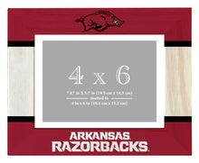 Load image into Gallery viewer, Arkansas Razorbacks Wooden Photo Frame - Customizable 4 x 6 Inch - Elegant Matted Display for Memories
