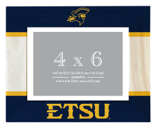 Load image into Gallery viewer, East Tennessee State University Wooden Photo Frame - Customizable 4 x 6 Inch - Elegant Matted Display for Memories
