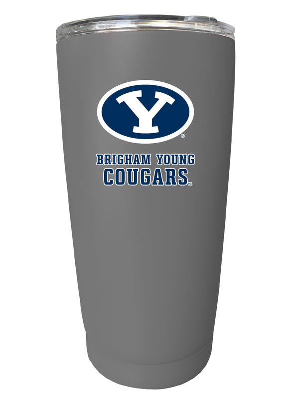 Brigham Young Cougars NCAA Insulated Tumbler - 16oz Stainless Steel Travel Mug 
