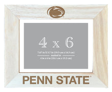 Load image into Gallery viewer, Penn State Nittany Lions Wooden Photo Frame - Customizable 4 x 6 Inch - Elegant Matted Display for Memories

