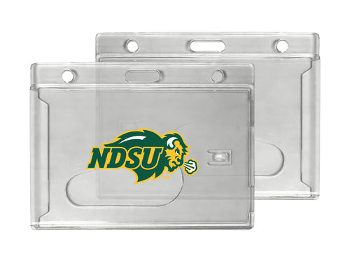 North Dakota State Bison Officially Licensed Clear View ID Holder - Collegiate Badge Protection