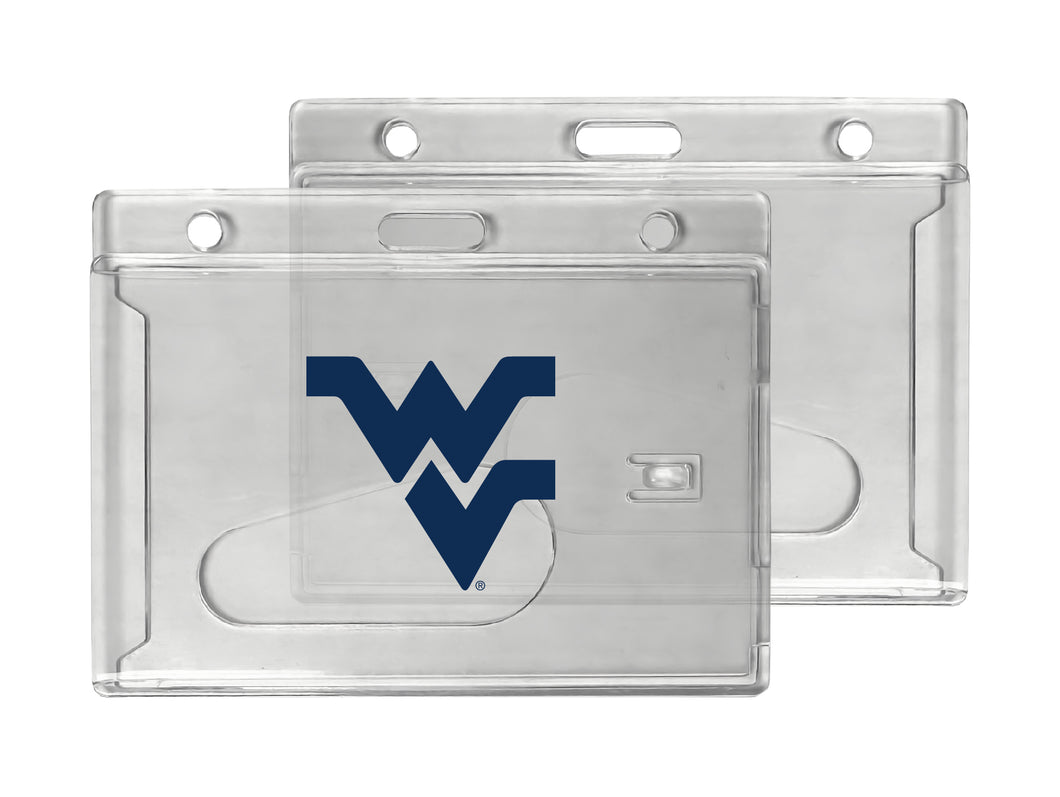 West Virginia Mountaineers Officially Licensed Clear View ID Holder - Collegiate Badge Protection