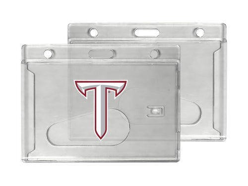 Troy University Officially Licensed Clear View ID Holder - Collegiate Badge Protection