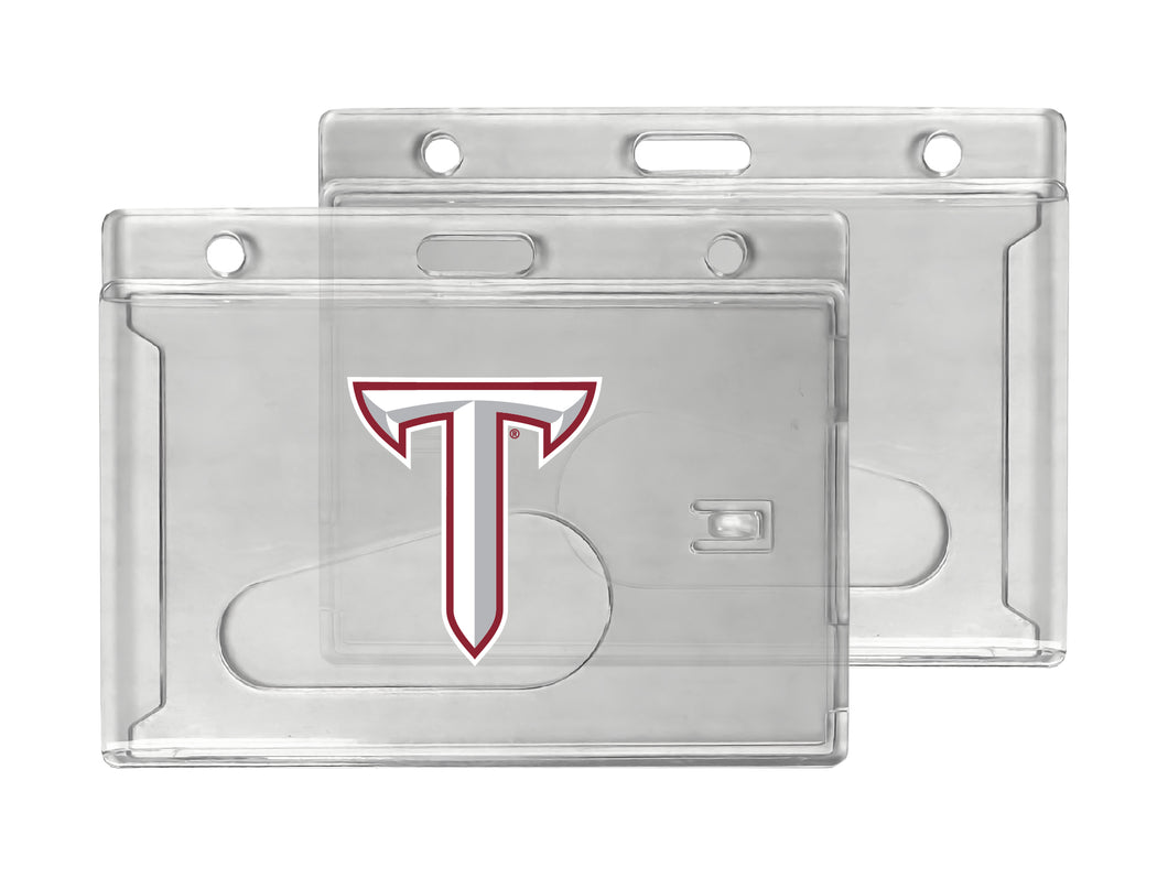 Troy University Officially Licensed Clear View ID Holder - Collegiate Badge Protection