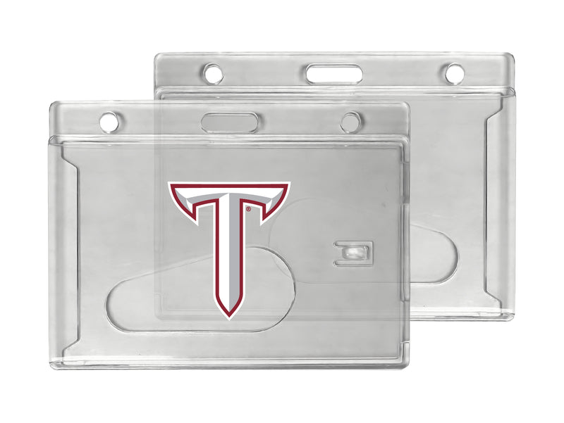 Troy University Officially Licensed Clear View ID Holder - Collegiate Badge Protection