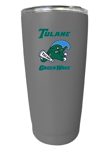 Tulane University Green Wave NCAA Insulated Tumbler - 16oz Stainless Steel Travel Mug 