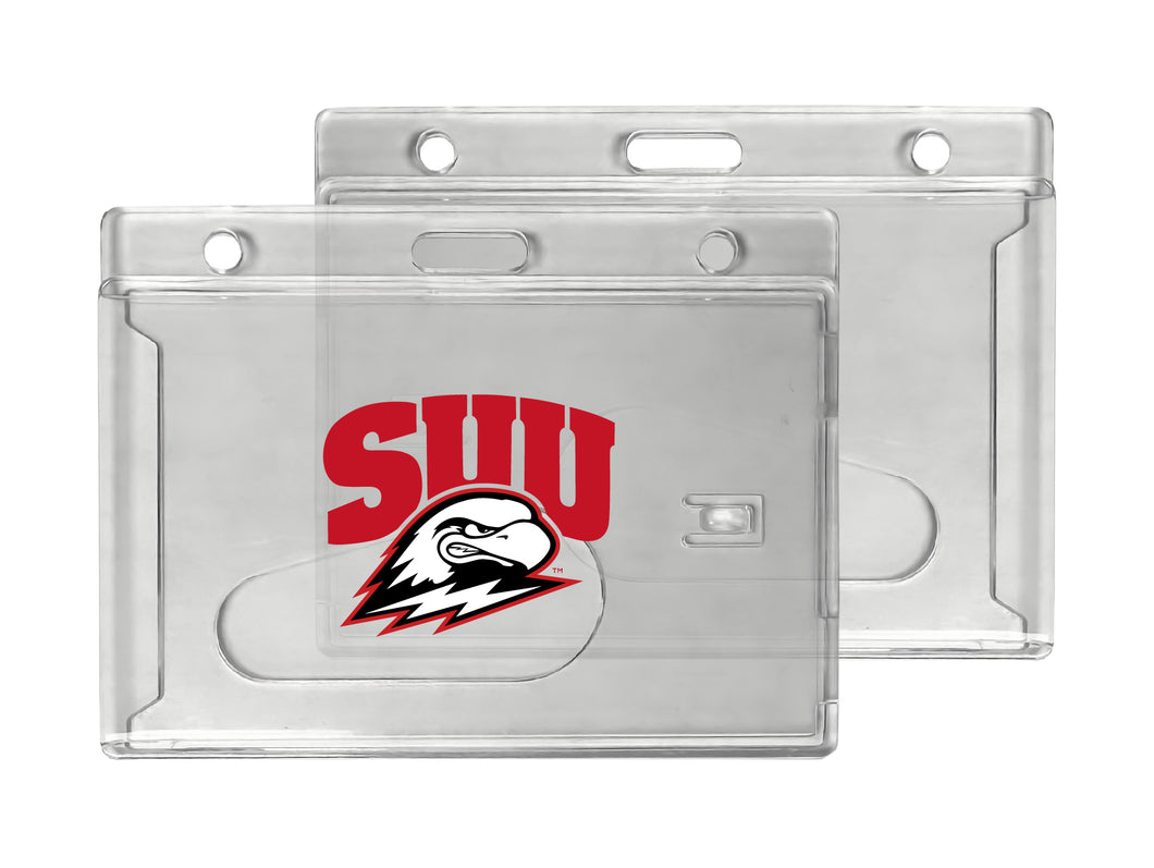 Southern Utah University Officially Licensed Clear View ID Holder - Collegiate Badge Protection