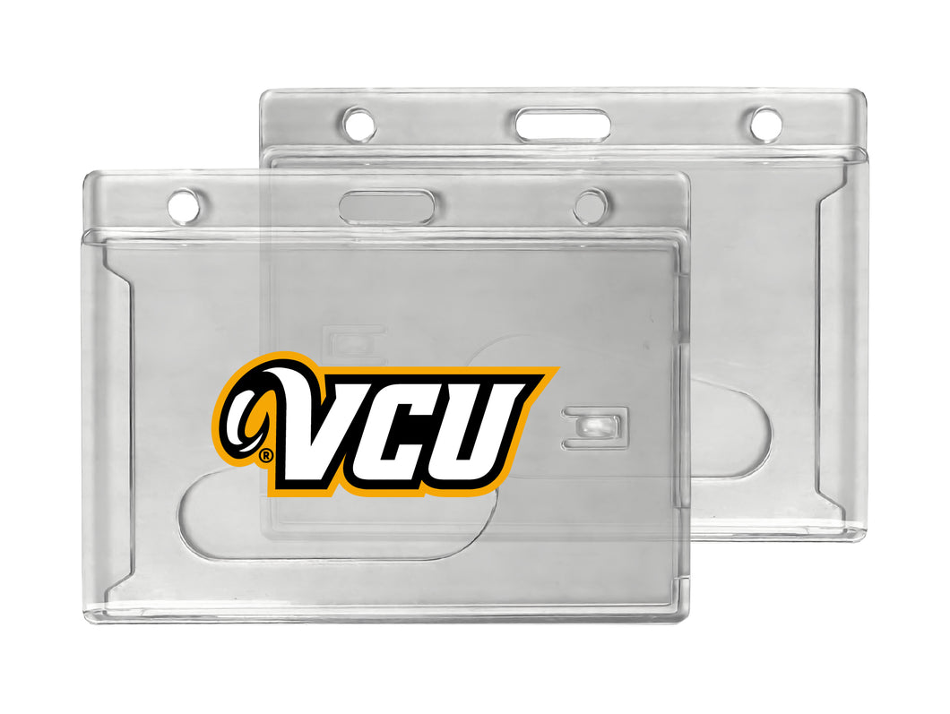 Virginia Commonwealth Officially Licensed Clear View ID Holder - Collegiate Badge Protection