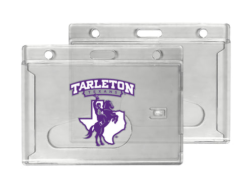 Tarleton State University Officially Licensed Clear View ID Holder - Collegiate Badge Protection