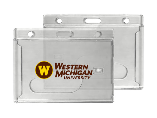 Western Michigan University Officially Licensed Clear View ID Holder - Collegiate Badge Protection