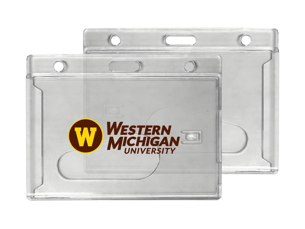 Western Michigan University Officially Licensed Clear View ID Holder - Collegiate Badge Protection