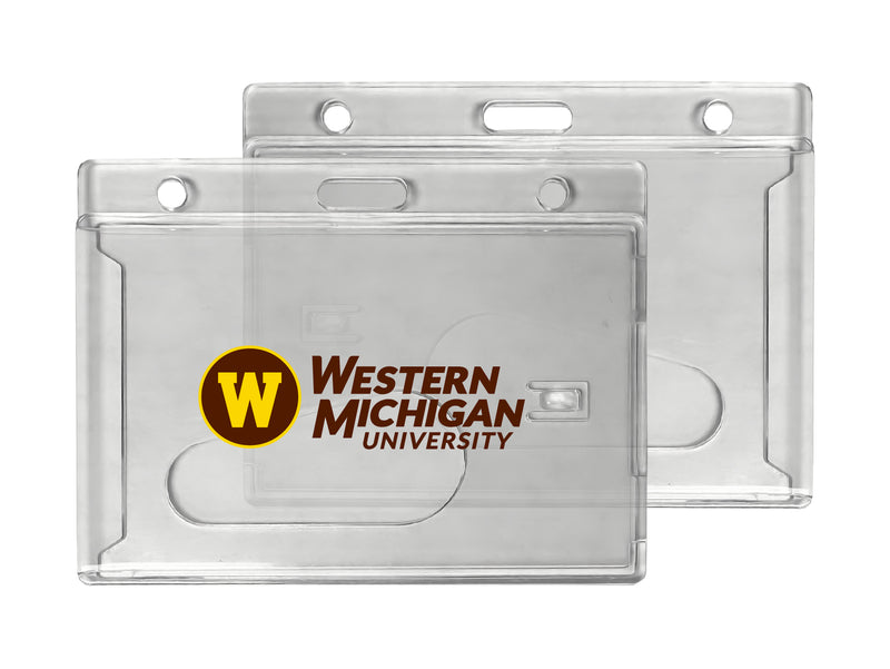 Western Michigan University Officially Licensed Clear View ID Holder - Collegiate Badge Protection
