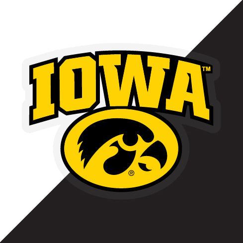 Iowa Hawkeyes Choose Style and Size NCAA Vinyl Decal Sticker for Fans, Students, and Alumni