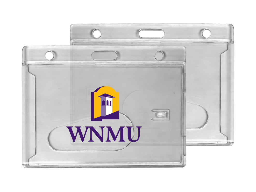 Western New Mexico University Officially Licensed Clear View ID Holder - Collegiate Badge Protection