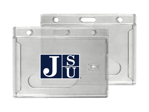 Jackson State University Officially Licensed Clear View ID Holder - Collegiate Badge Protection