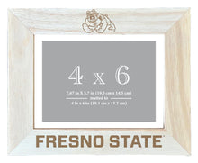 Load image into Gallery viewer, Fresno State Bulldogs Wooden Photo Frame - Customizable 4 x 6 Inch - Elegant Matted Display for Memories
