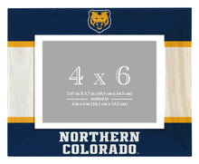 Load image into Gallery viewer, Northern Colorado Bears Wooden Photo Frame - Customizable 4 x 6 Inch - Elegant Matted Display for Memories
