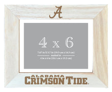 Load image into Gallery viewer, Alabama Crimson Tide Wooden Photo Frame - Customizable 4 x 6 Inch - Elegant Matted Display for Memories
