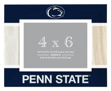 Load image into Gallery viewer, Penn State Nittany Lions Wooden Photo Frame - Customizable 4 x 6 Inch - Elegant Matted Display for Memories
