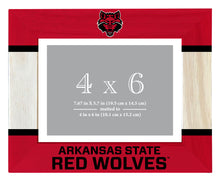 Load image into Gallery viewer, Arkansas State Wooden Photo Frame - Customizable 4 x 6 Inch - Elegant Matted Display for Memories

