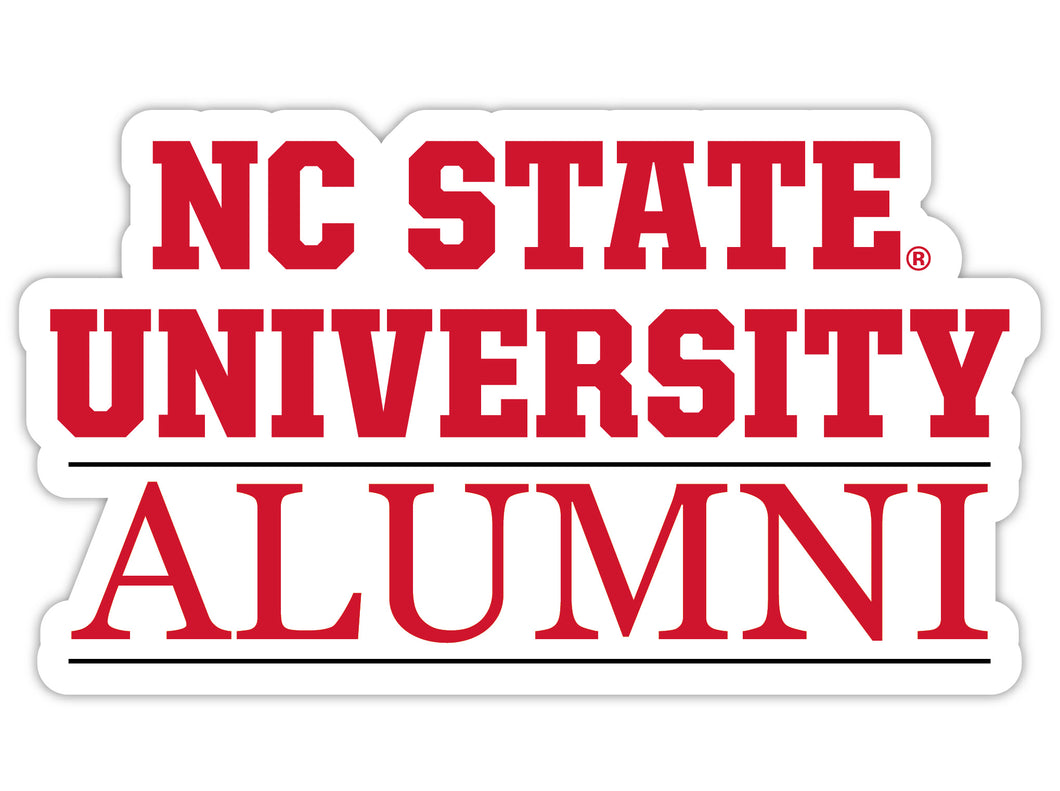 NC State Wolfpack 4-Inch Alumni NCAA Vinyl Sticker - Durable School Spirit Decal