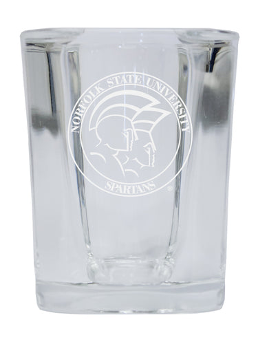 Norfolk State University NCAA Collector's Edition 2oz Square Shot Glass - Laser Etched Logo 