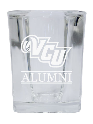 NCAA Virginia Commonwealth Alumni 2oz Laser Etched Square Shot Glass 