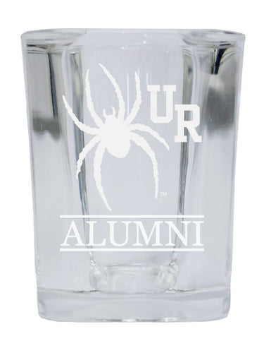 NCAA Richmond Spiders Alumni 2oz Laser Etched Square Shot Glass 