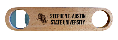 Stephen F. Austin State University NCAA Elegant Laser-Etched Wooden Bottle Opener - Collegiate Bar Accessory