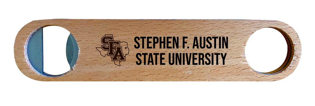 Stephen F. Austin State University NCAA Elegant Laser-Etched Wooden Bottle Opener - Collegiate Bar Accessory