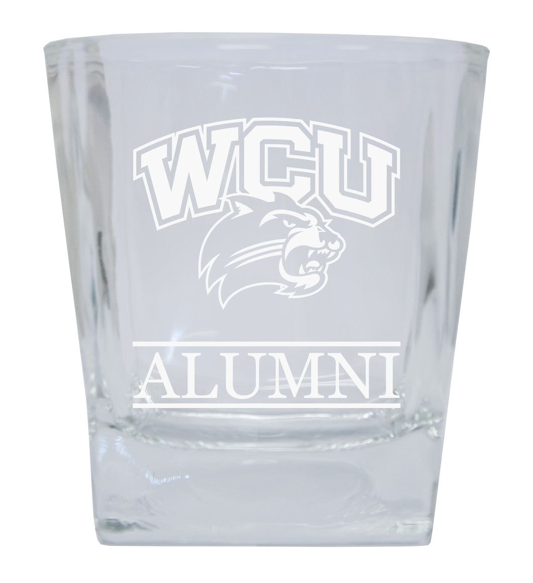 Western Carolina University Alumni Elegance - 5 oz Etched Shooter Glass Tumbler 2-Pack