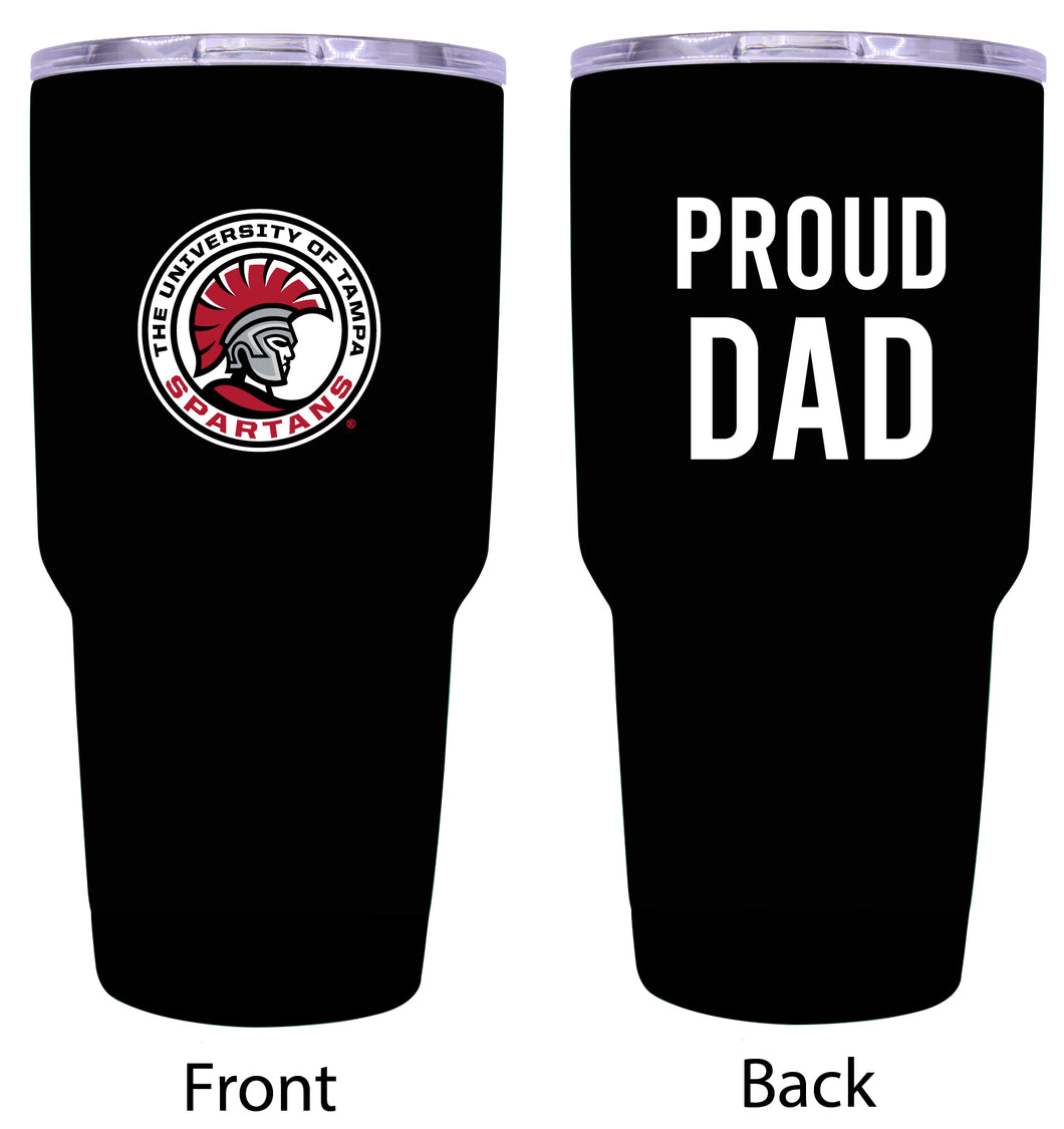 University of Tampa Spartans Proud Dad 24 oz Insulated Stainless Steel Tumbler