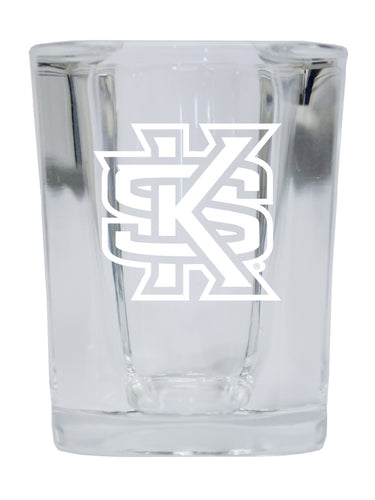 Kennesaw State University NCAA Collector's Edition 2oz Square Shot Glass - Laser Etched Logo 