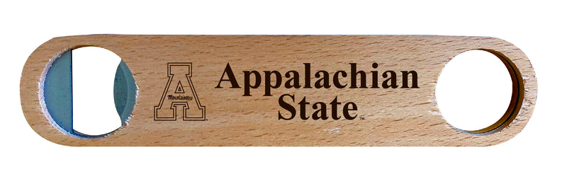 Appalachian State NCAA Elegant Laser-Etched Wooden Bottle Opener - Collegiate Bar Accessory