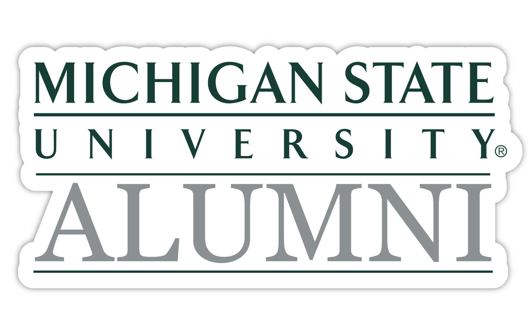 Michigan State Spartans 4-Inch Alumni NCAA Vinyl Sticker - Durable School Spirit Decal