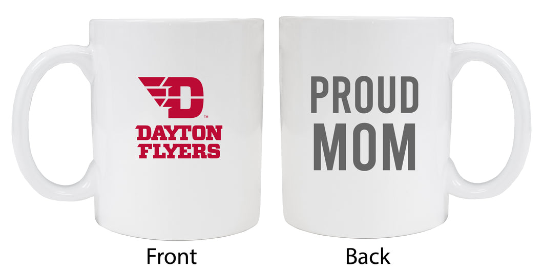 Dayton Flyers Proud Mom Ceramic Coffee Mug - White