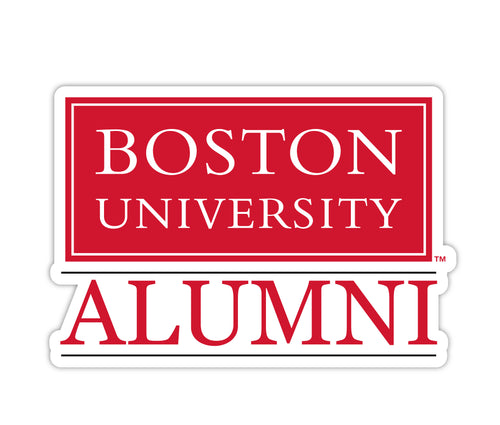 Boston Terriers 4-Inch Alumni NCAA Vinyl Sticker - Durable School Spirit Decal
