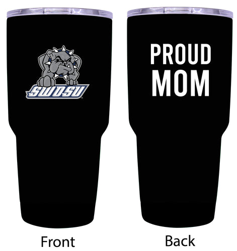 Southwestern Oklahoma State University Proud Mom 24 oz Insulated Stainless Steel Tumbler - Black
