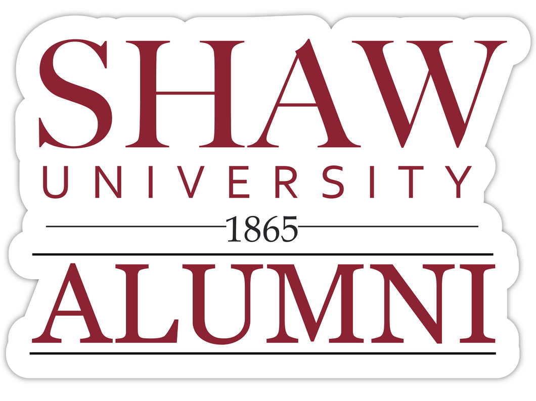 Shaw University Bears 4-Inch Alumni NCAA Vinyl Sticker - Durable School Spirit Decal
