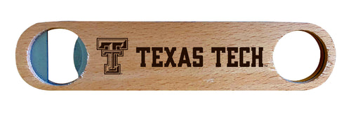 Texas Tech Red Raiders NCAA Elegant Laser-Etched Wooden Bottle Opener - Collegiate Bar Accessory