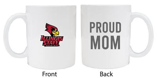 Illinois State Redbirds Proud Mom Ceramic Coffee Mug - White