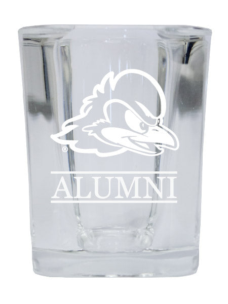 NCAA Delaware Blue Hens Alumni 2oz Laser Etched Square Shot Glass 