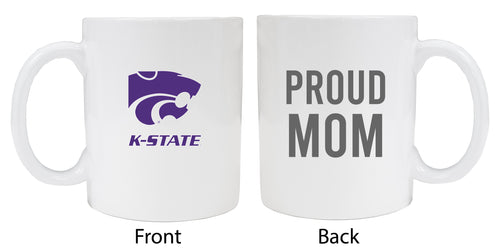 Kansas State Wildcats Proud Mom Ceramic Coffee Mug - White