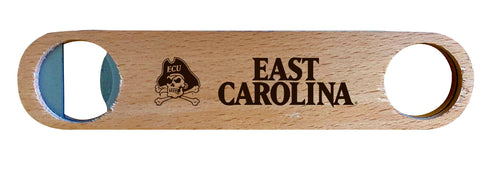 East Carolina Pirates NCAA Elegant Laser-Etched Wooden Bottle Opener - Collegiate Bar Accessory