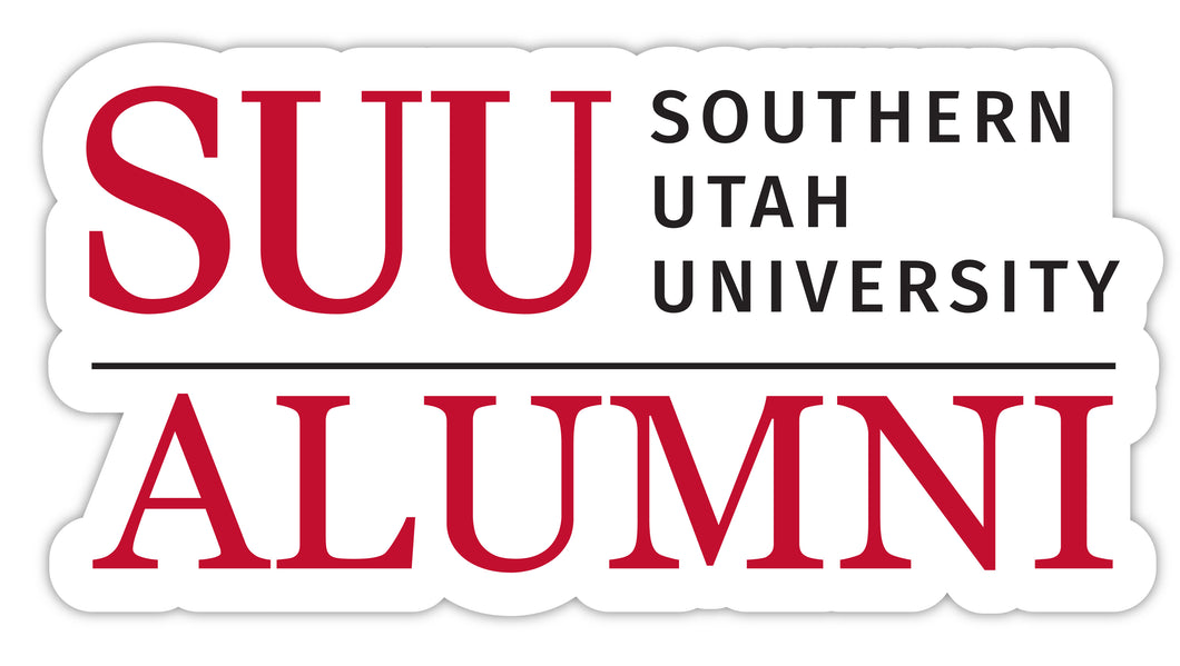 Southern Utah University 4-Inch Alumni NCAA Vinyl Sticker - Durable School Spirit Decal