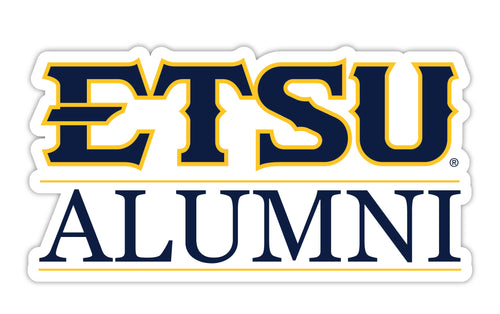 East Tennessee State University 4-Inch Alumni NCAA Vinyl Sticker - Durable School Spirit Decal